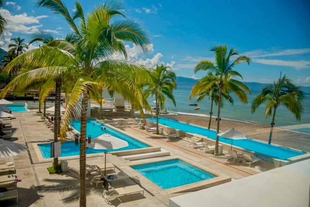 Harbor 13008A Artistic Beachfront Studio By Moikkarentals Пуэрто-Вальярта Экстерьер фото